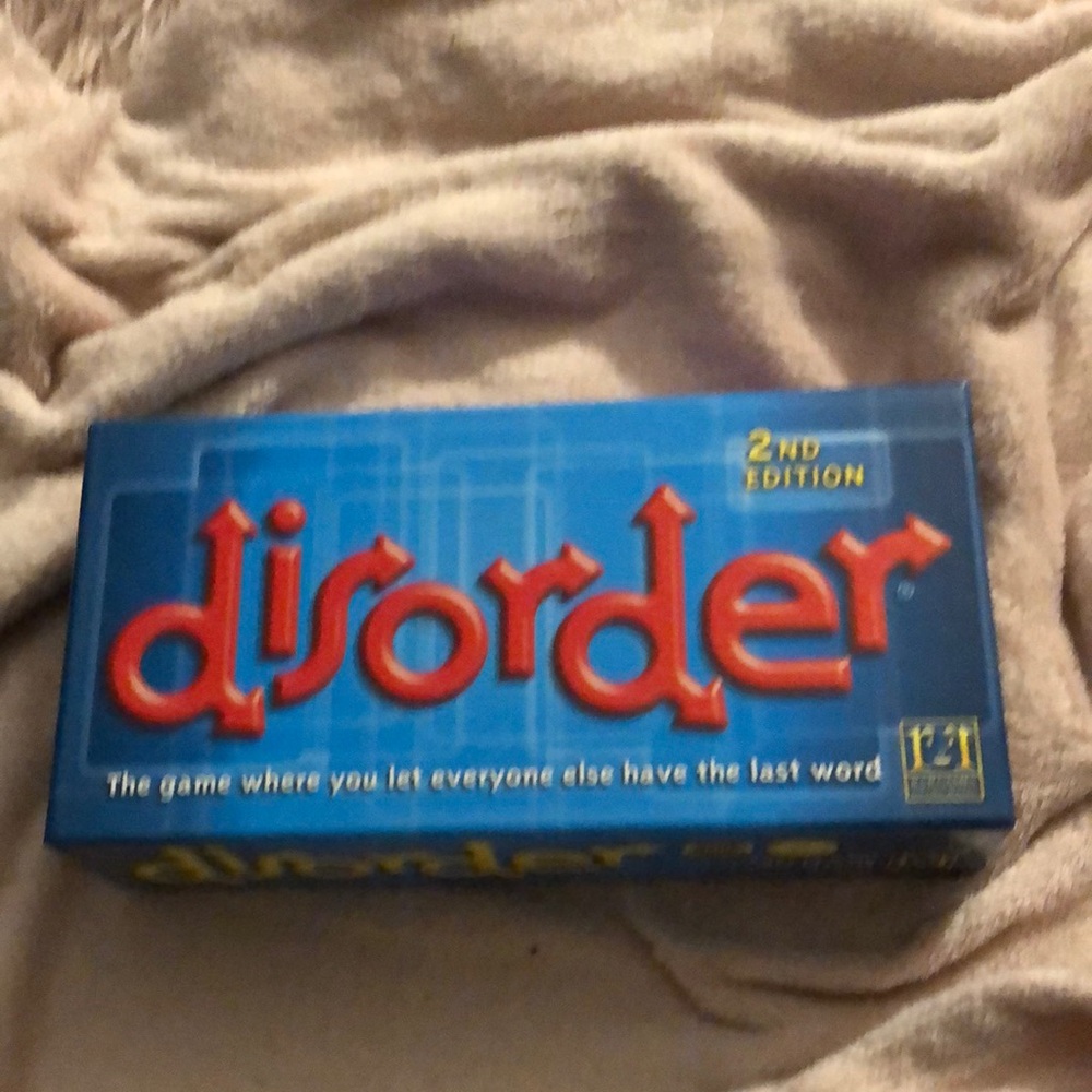 Disorder 2nd Edition Board Game - Blue